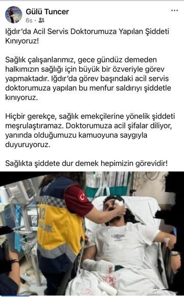 Acil serviste doktoru darbeden saldırgan tutuklandı