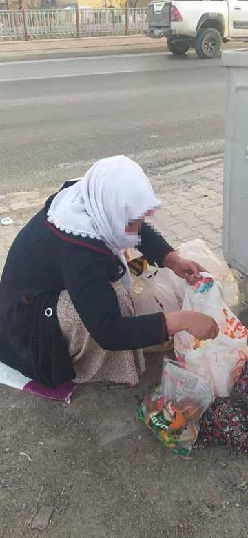 Çöpten eşya topluyormuş gibi duygu sömürüsü yapan 2 dilenci yakalandı