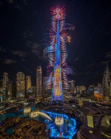 Birleşik Arap Emirlikleri yeni yıla girdi