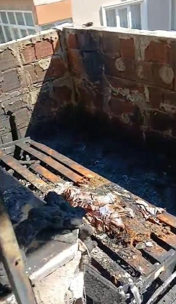 3 kişinin öldüğü yangının görüntüleri ortaya çıktı