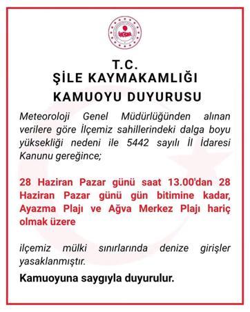 Şilede bazı plajlarda denize girmek yasaklandı
