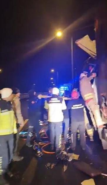 Bolu Dağı Tüneli çıkışında kaza; baba öldü, oğlu yaralandı