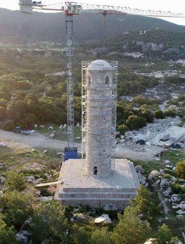 2 bin yıllık Patara Deniz Fenerinin restorasyonu tamamlandı