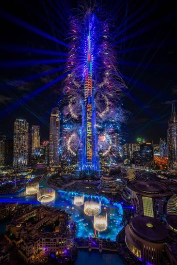 Birleşik Arap Emirlikleri yeni yıla girdi