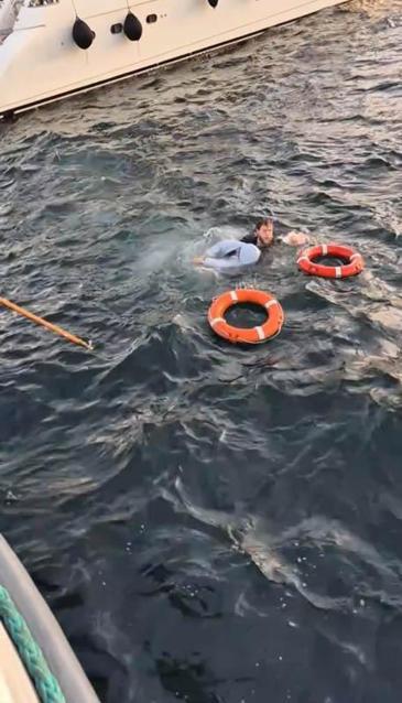 İstanbul Boğazında denize düşen kadını turist kurtardı; Bir can çırpınırken kendimi düşünemem dedi