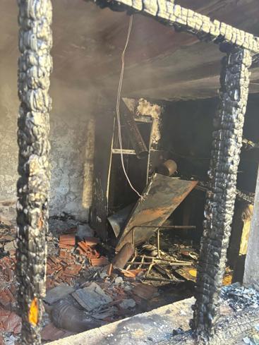 Evinde çıkan yangında öldü