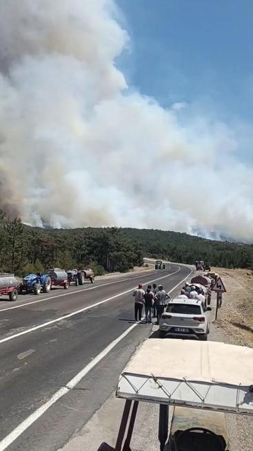 Bursa Orhaneli’de alevler yeniden canlandı