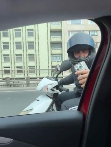 Şişlide trafik tartışmasında kadın avukatın aracını yumruklayan motosikletli: Gerekirse şikayetçi olacağım