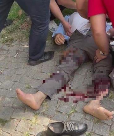 Tartıştığı kişiyi tabancayla bacaklarından vurdu