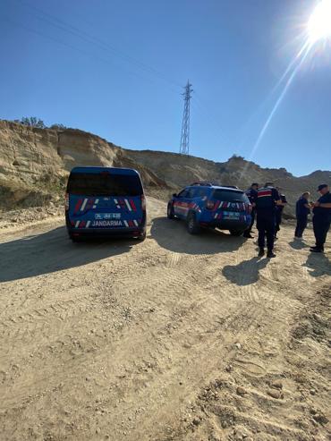 Silivri’de kum ocağında göçük; çalışmalara ara verildi