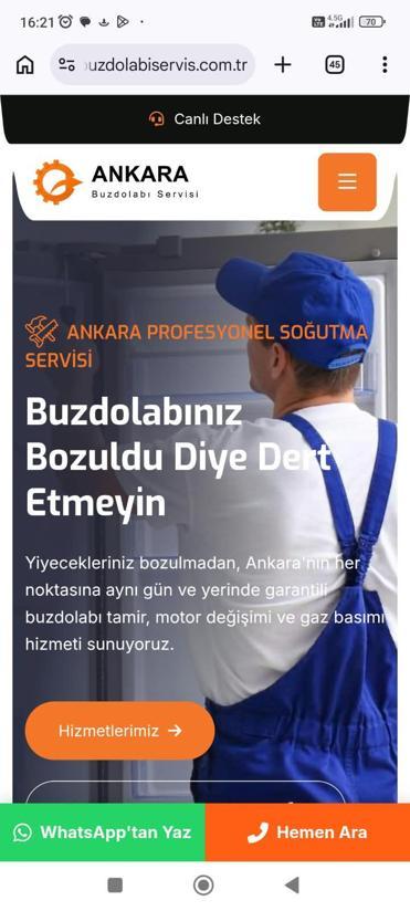 Ankara’da sahte beyaz eşya servis sitesi üzerinden dolandırıcılık iddiası: 2 gözaltı