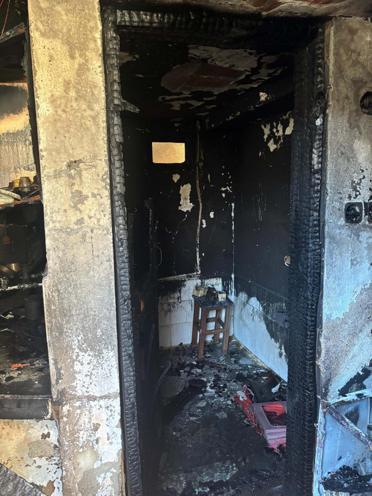 Evinde çıkan yangında öldü