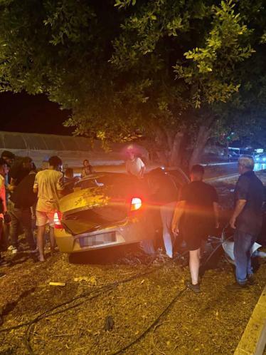 Ağaca çarpan otomobildeki sağlık çalışanı öldü, kardeşi ağır yaralandı