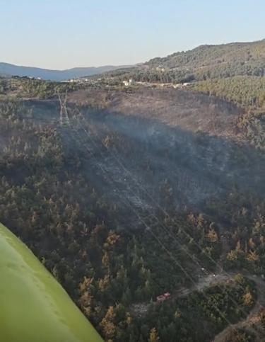 Manisadaki orman yangını 2nci gününde kontrol altına alındı