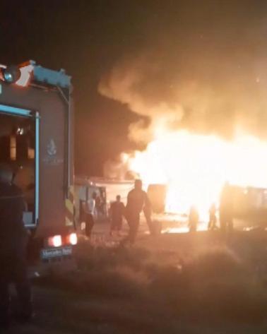 Silivride 15 baraka alev alev yandı