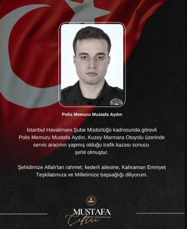 Başakşehirde polis servisinin de karıştığı zincirleme kaza; 1 polis şehit oldu