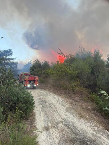Kozanda 2 ayrı noktada orman yangını; yerleşim yerleri tedbir amaçlı boşaltıldı