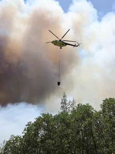 Sakaryada çıkıp Bilecike sıçrayan orman yangını 2nci gününde