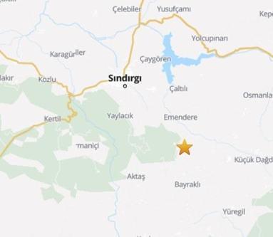 Balıkesir Sındırgıda 4.2 büyüklüğünde deprem