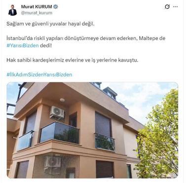 Bakan Kurum: Sağlam ve güvenli yuvalar hayal değil