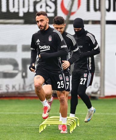 Beşiktaş, Trabzonspor maçı hazırlıklarına devam etti