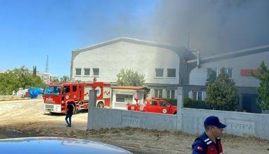 Tekirdağ’da fabrika yangını