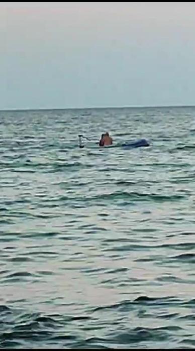 Şilede denizin ortasında kadına şiddet