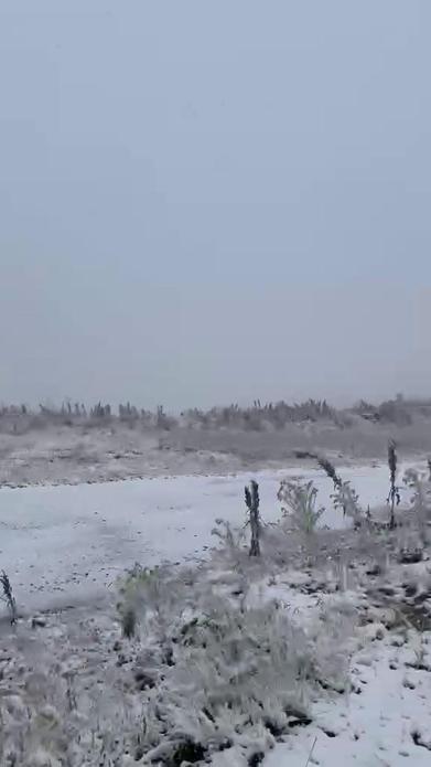 Erzurumun yüksek kesimlerine eylül ayının ortasında kar yağdı