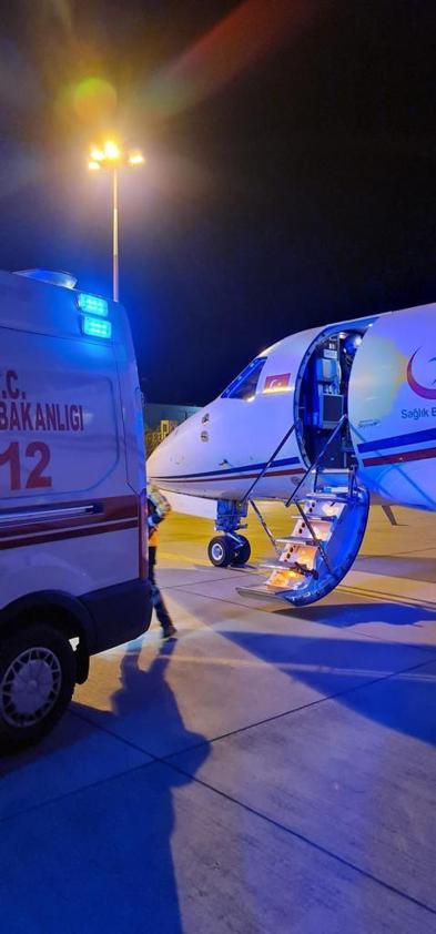 Ambulans uçak, Jiyan bebek için havalandı