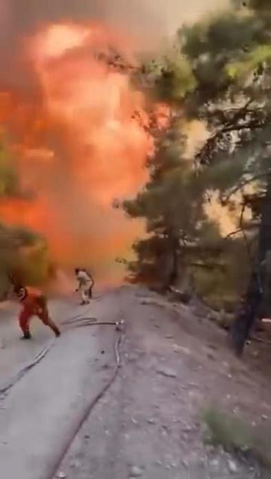 Bursadaki orman yangını 4üncü gününde; yanan alanlar dronla görüntülendi