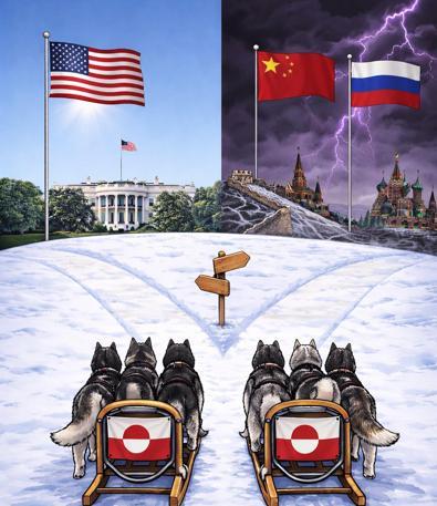 Beyaz Saraydan Grönland paylaşımı