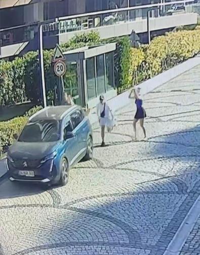 Sarıyerde rezidansın önünde Ukraynalı anne 7 yaşındaki çocuğunu zorla götürdü