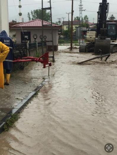 Samsun’un Ladik ilçesinde sel: 1 ölü