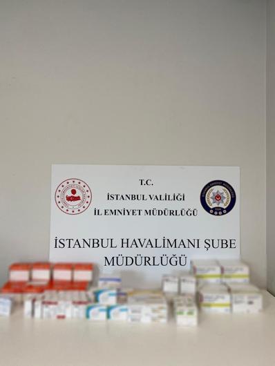 İstanbul Havalimanında yaklaşık 12 milyon lira değerinde kaçak ilaç ele geçirildi