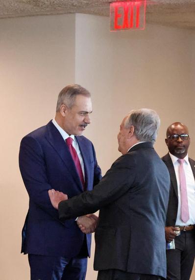 Bakan Fidan, BM Genel Merkezi’ndeki akşam yemeğine katıldı