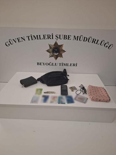 Beyoğlu’nda hastaneye giden kadını gasbetti; o anlar kamerada