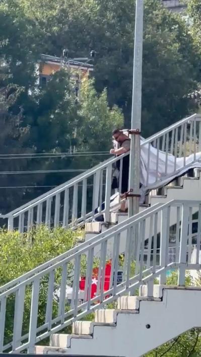 Cumhurbaşkanı Erdoğanın pankartına zarar veren şüpheli tutuklandı