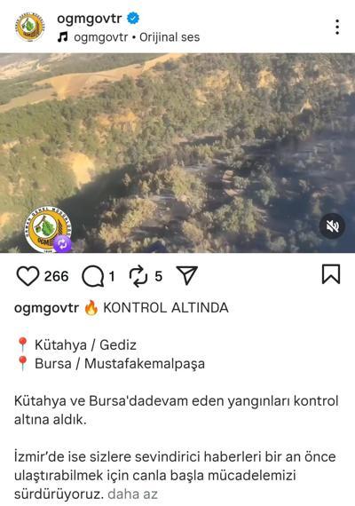 Bursa’daki orman yangını 23 saat sonra kontrol altına alındı