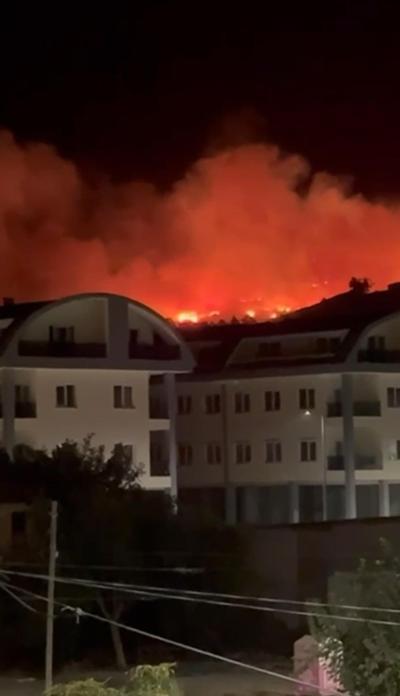 Antalyada orman yangını