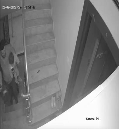 İkra bebek ile babasının darbedildiği olaya ilişkin yeni görüntüler ortaya çıktı