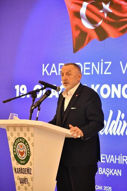 Yusuf Cevahir yeniden Karadeniz Vakfı Genel Başkanı seçildi