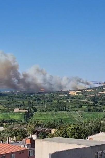 Çanakkale’de orman yangını kontrol altında