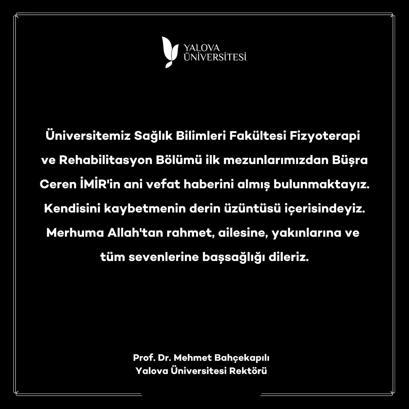 10 gün önce üniversiteden mezun olan Büşra, gök gürültüsü ve şimşekler sonrası fenalaşıp hayatını kaybetti