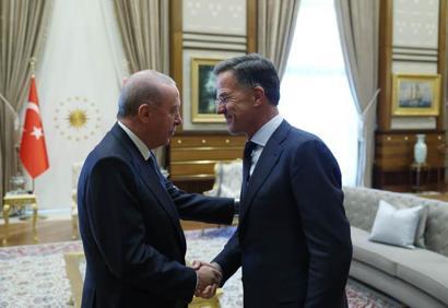 Cumhurbaşkanı Erdoğan, NATO Genel Sekreteri Rutteyi kabul etti
