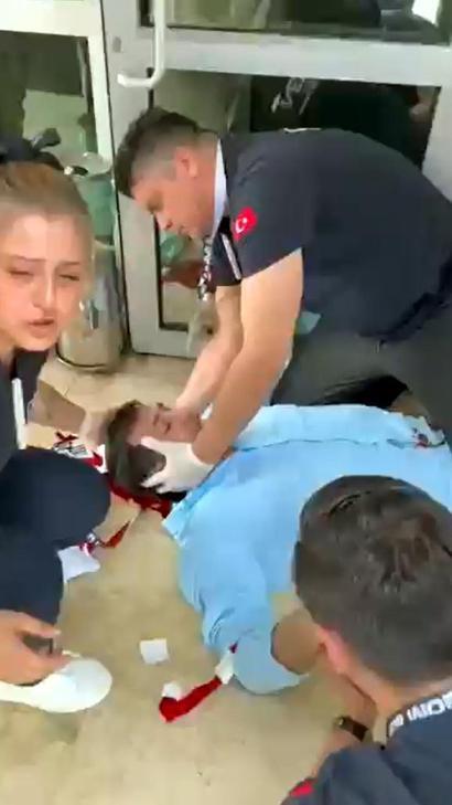 Azerbaycanlı federasyon başkanına bıçaklı saldırının şüphelileri adliyede