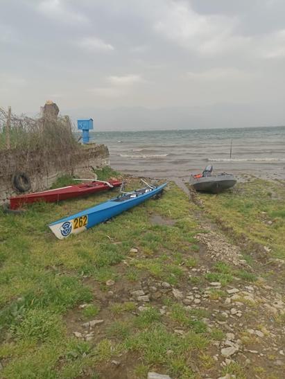 Sapanca Gölünde kum fırtınasına yakalanan 1 kano sporcusu kayboldu