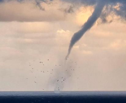 Zonguldakta denizde 2 hortum oluştu