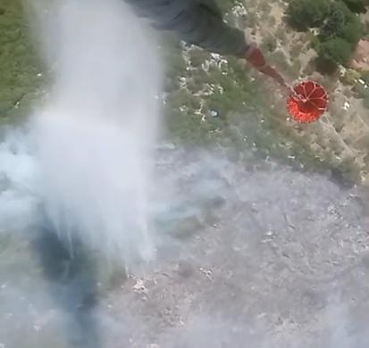 İzmirde çıkan orman yangını kontrol altında