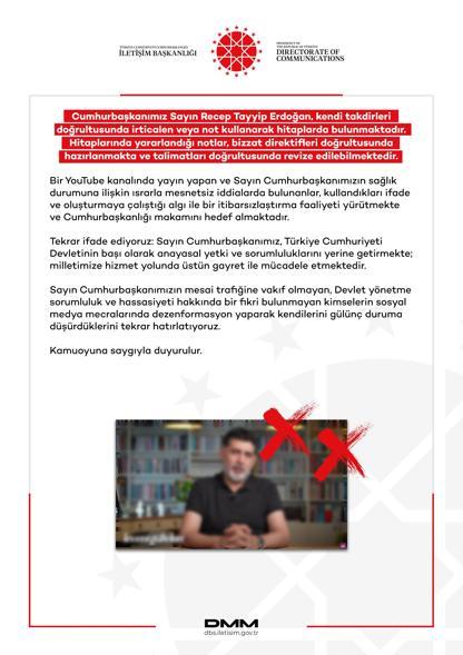 DMM: Cumhurbaşkanımız, anayasal yetki ve sorumluluklarını yerine getirmektedir