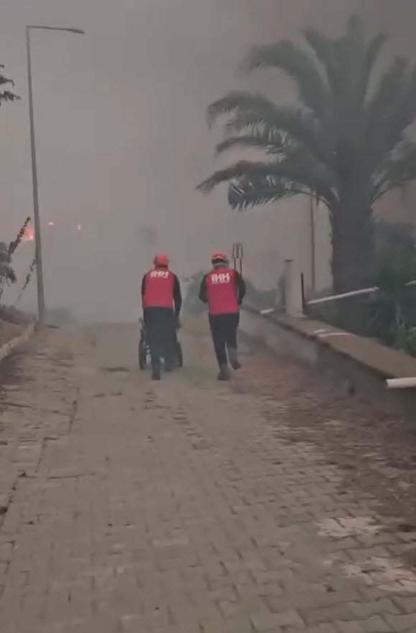 İzmirdeki orman yangını 2nci gününde